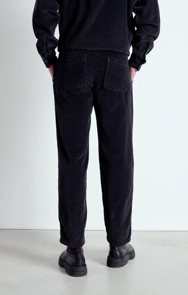 American Vintage Padow Cordhose Jogging Carbone Herren dunkelgrau